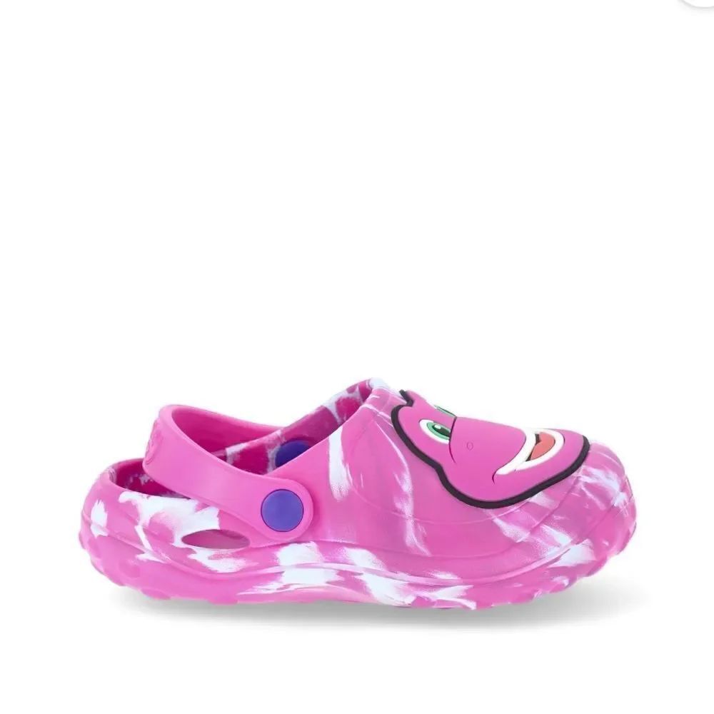 Toddler Baby Barney Dinosaur Clogs Sandals Shoes Size 7-8 - Picture 8 of 12